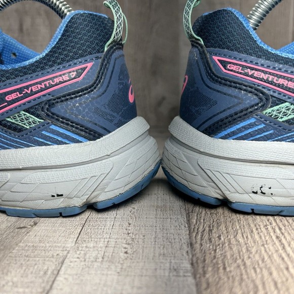 Asics GEL-Venture 7 Peacoat Women's Running Shoes Blue Pink Size 10 1012A476 - Picture 11 of 16